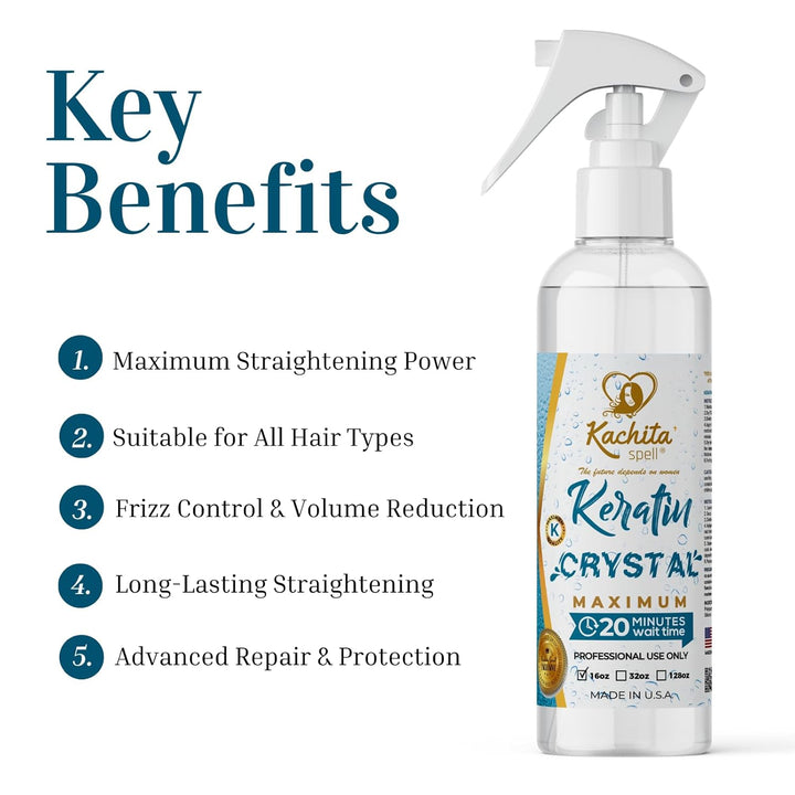 Kachita Spell Keratin Crystal Maximum 20 Minute Express - Aerosol p...
