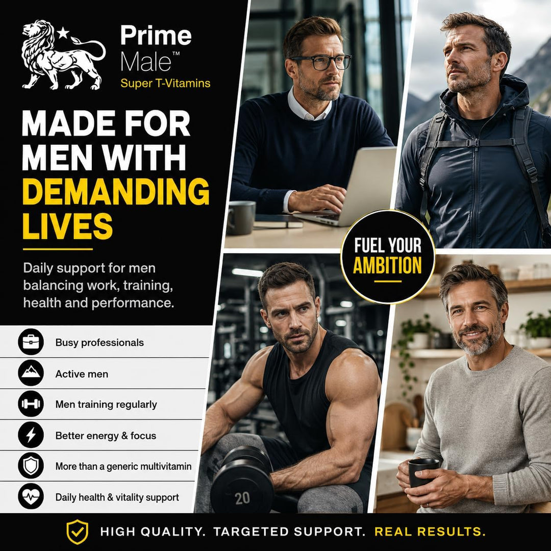 PRIME MALE Vitaminas T - Multivitamínico avanzado para hombres - Ap...