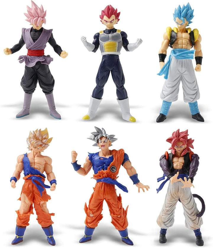 YXCTZKVX Figuras de acción de anime de PVC, 6 piezas de 6.5 a 8 pul...