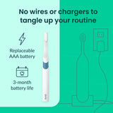 Quip - Cepillo de dientes eléctrico sónico para adultos - Viaje en...