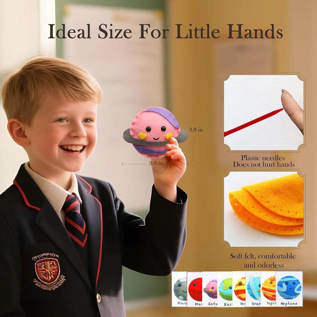 Kit de costura del sistema solar para niños de 8 a 12 años, manualidades
