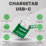 ChargeTab Cargador USB-C portátil de emergencia: precargado de 3000...