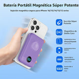 Cargador portátil magnético para iPhone y Apple Watch, 10800 mAh, 2...