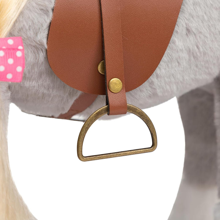 HollyHOME - Bonito caballo de peluche, juguete de peluche, 11 pulga...