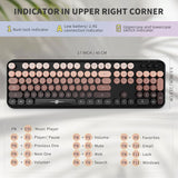FD Combo de Teclado y Ratón Inalámbrico - 2.4G de Tamaño Completo R...