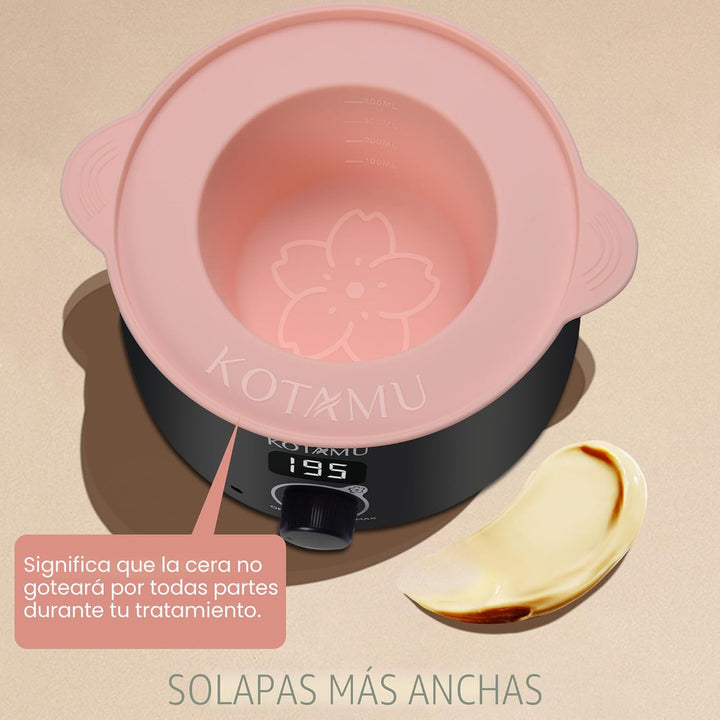 KOTAMU Kit de depilación digital negra para mujeres y hombres, piel...