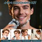 Afeitadoras de cabeza para hombres calvos: afeitadora de cabeza desmontable mejorada, cabezales flotantes 6D, afeitadora eléctrica seca y húmeda, IPX8 impermeable, pantalla LED
