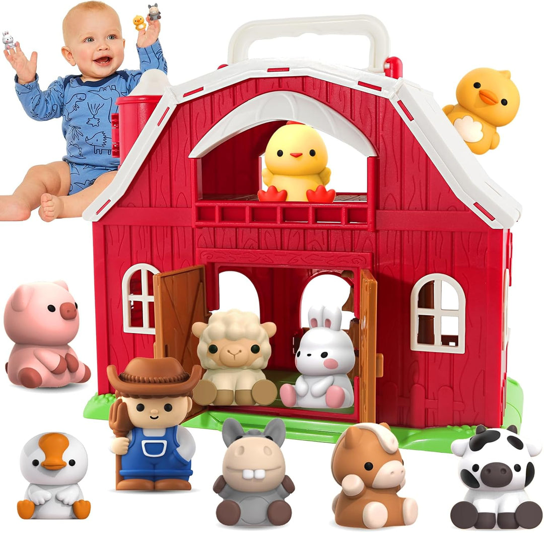 AuroTops Juguetes para niños y niñas de 1, 2 y 3 años, juego de gra...