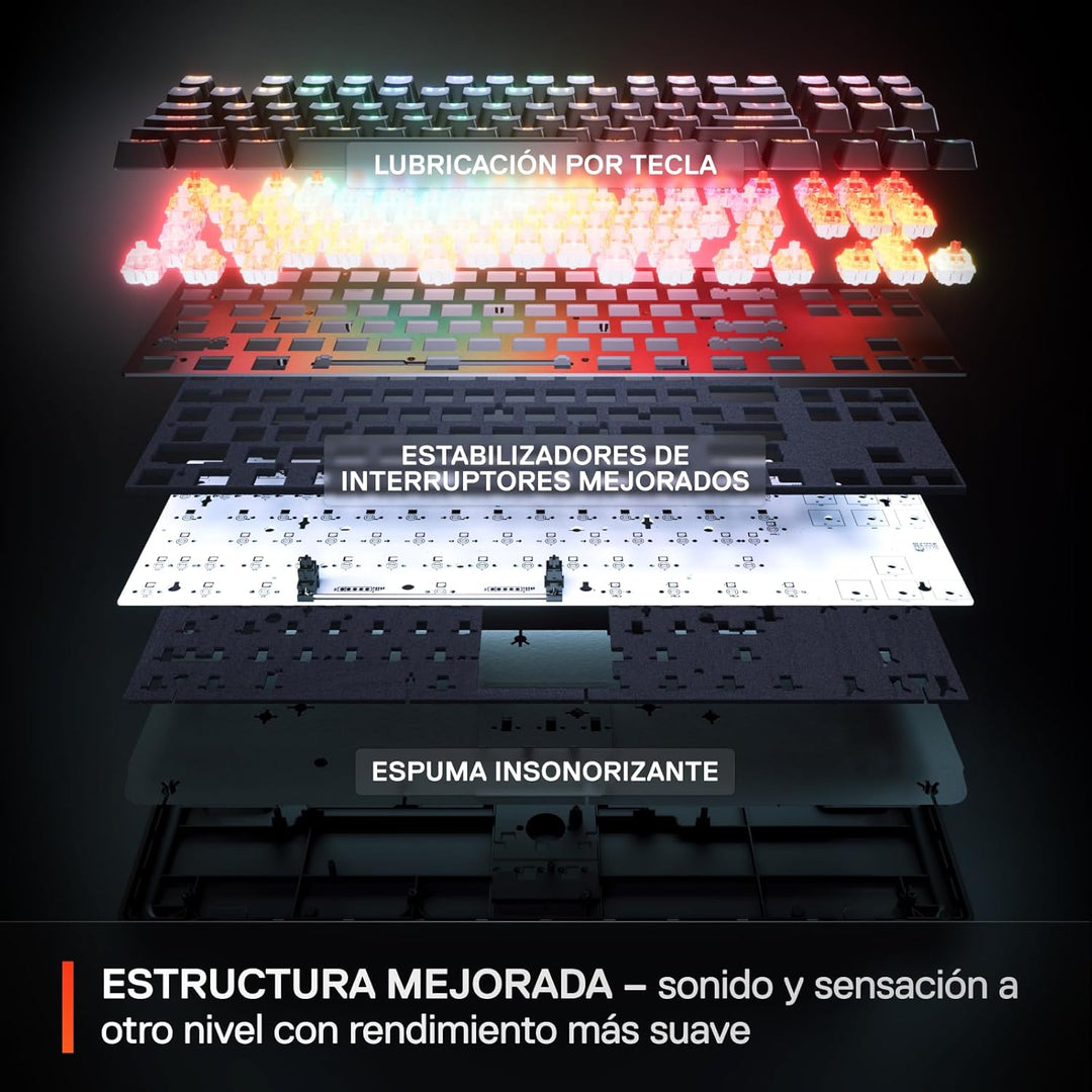 SteelSeries Apex Pro Mini Gen 3 OmniPoint 3.0 Interruptores HiperMa...