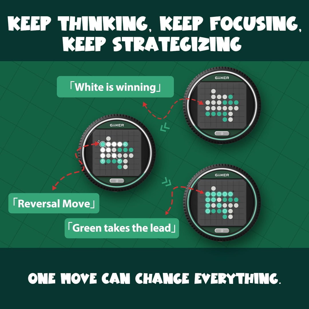 GiiKER Super Reversi - Juego de mesa de estrategia electrónica con...