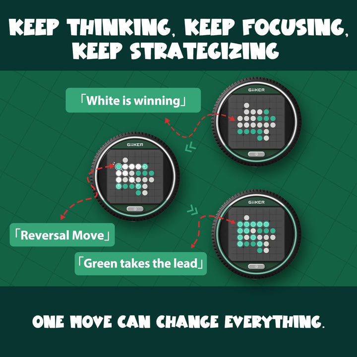 GiiKER Super Reversi - Juego de mesa de estrategia electrónica con...