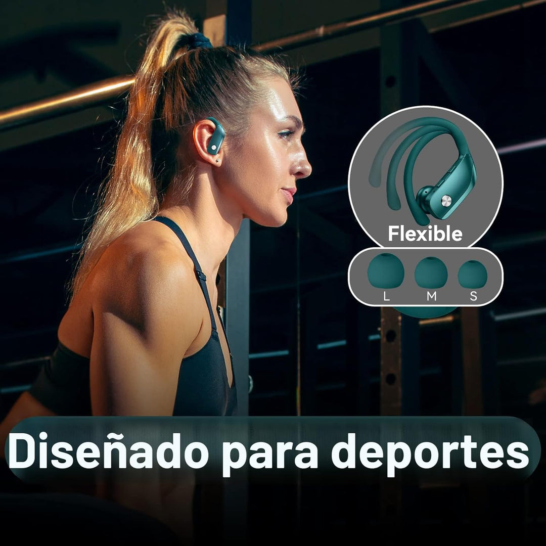 Auriculares inalámbricos bmani, auriculares Bluetooth con 80 horas...