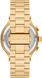 Reloj de hombre Michael Kors Billie Chronograph en tono dorado de acero inoxidable y juego de pulsera (Modelo: MK9270SET)