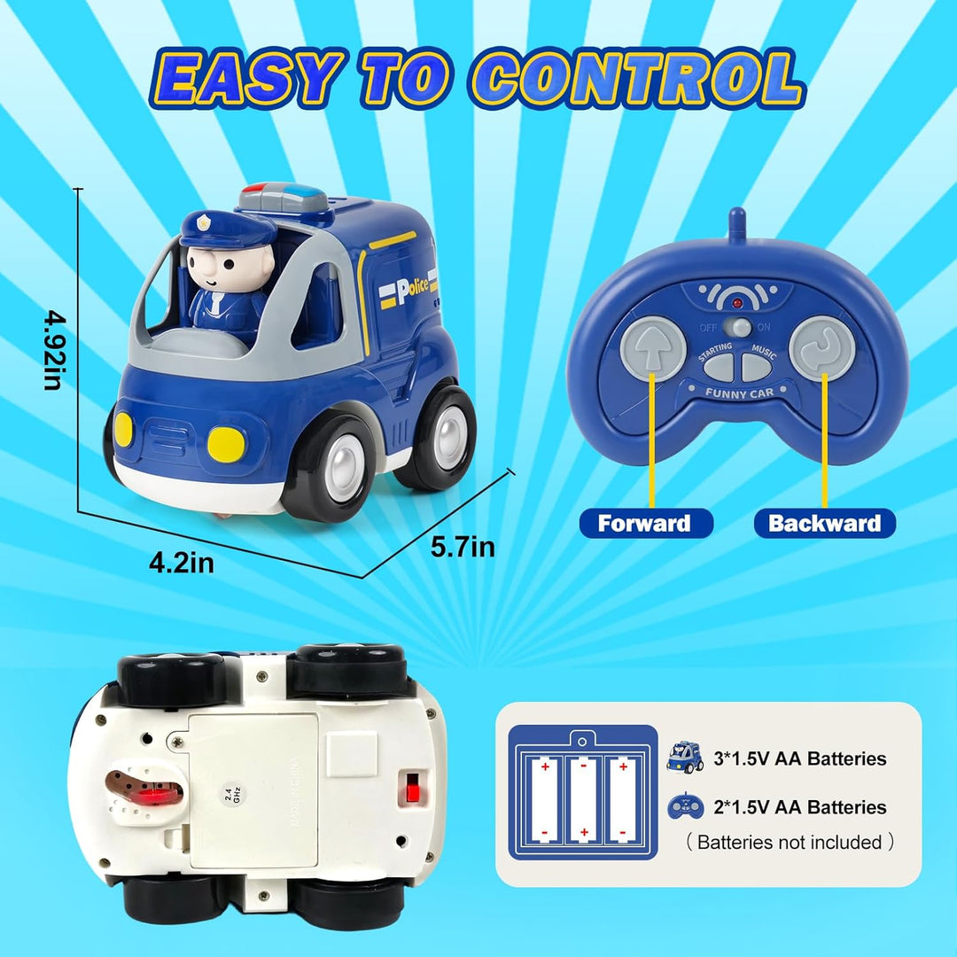 QPOU Auto a control remoto para niños pequeños \u2013 Regalos de cu...