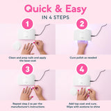 SUNUV Lámpara de uñas LED UV, secador de uñas para esmalte de gel,...