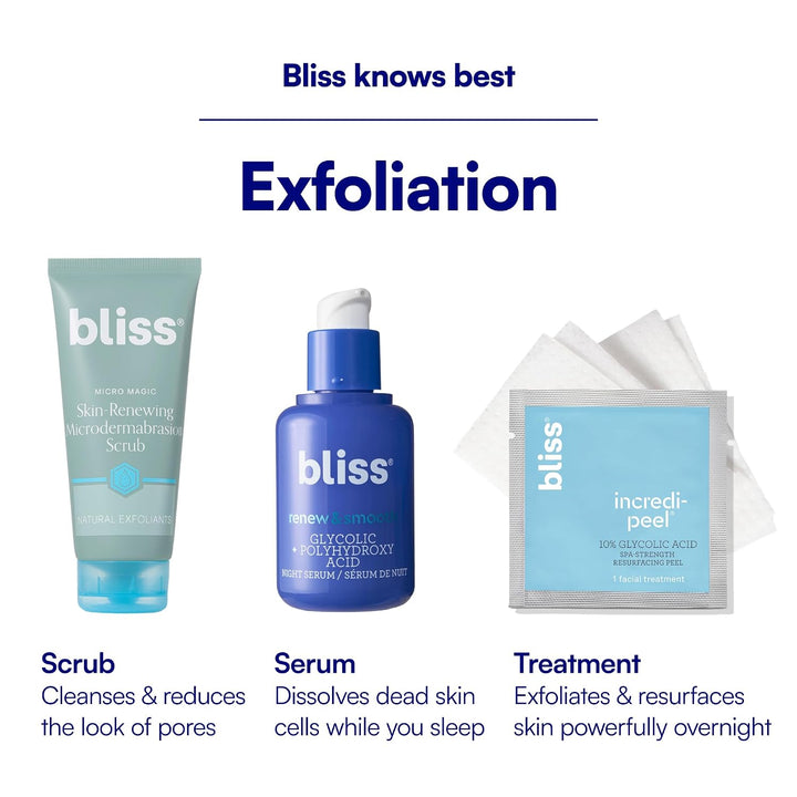 Bliss Micro Magic Exfoliante de microdermoabrasión renovador de la...
