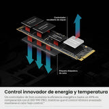 Samsung SSD 9100 PRO 4TB, PCIe 5.0x4 M.2 2280, velocidades de lectu...