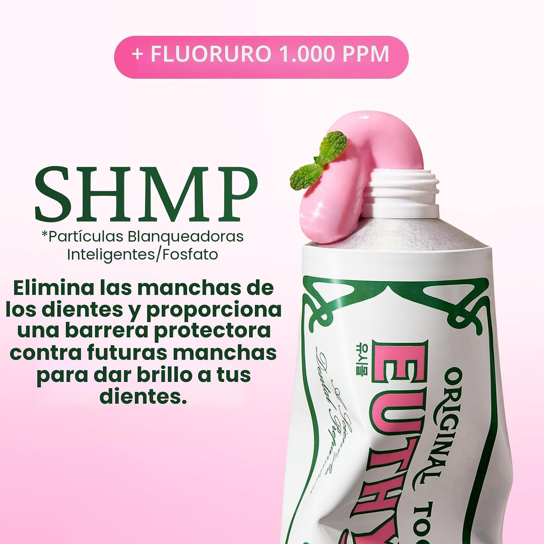 Euthymol - Pasta dental blanqueadora (110ml) - Eliminación de manch...