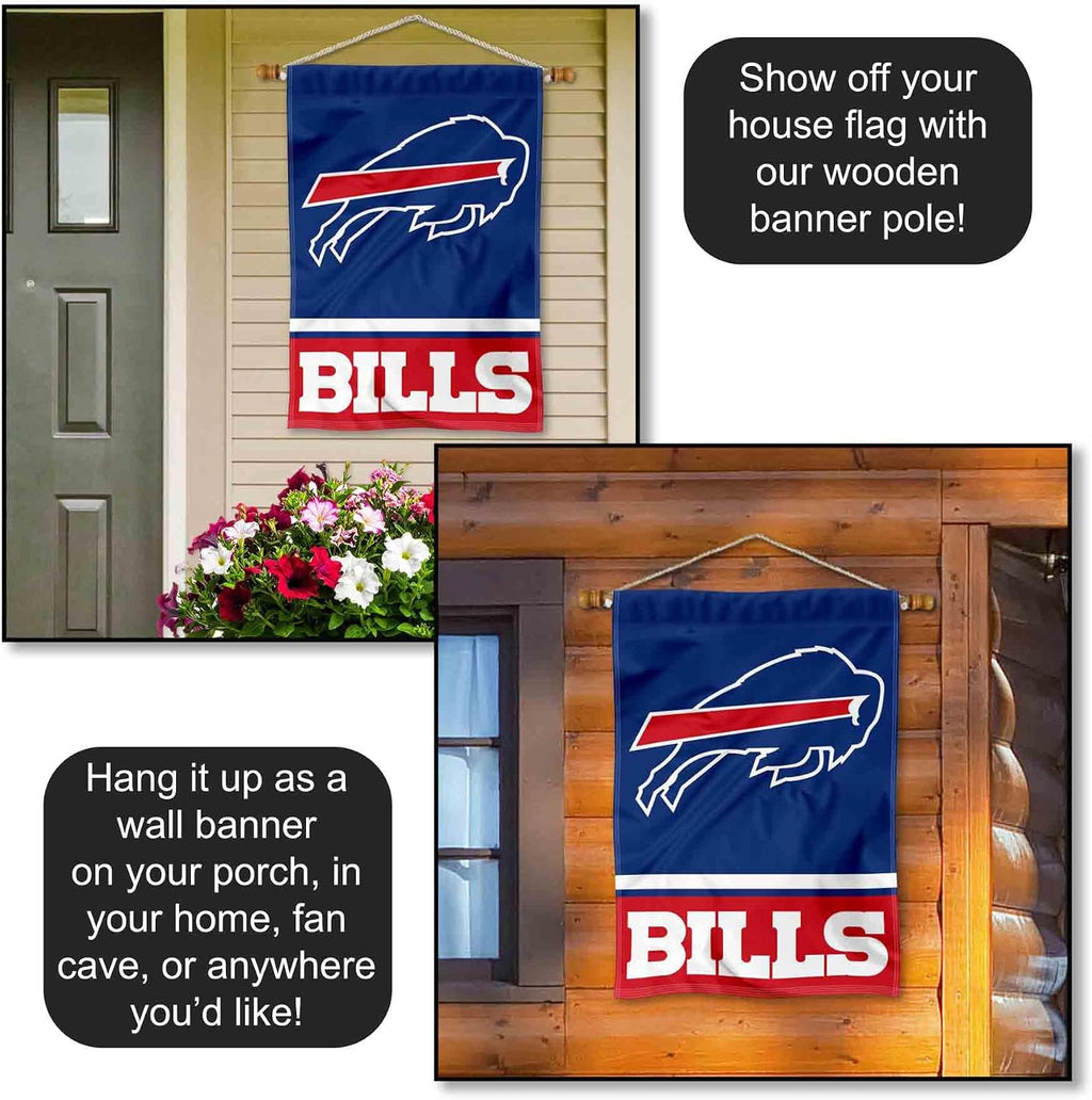 Bandera de casa de dos caras de Buffalo Bills