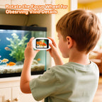 Handheld Microscope para Kids con 2.0" IPS Screen Digital Outdoor Gifts