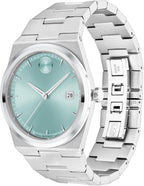 Movado Bold Quest Reloj de Hombre Deportivo - Movimiento Suizo de Cuarzo, Correa de Acero Inoxidable con Enlace - Resistencia al Agua 5 ATM - Reloj de Lujo para Él - 40mm