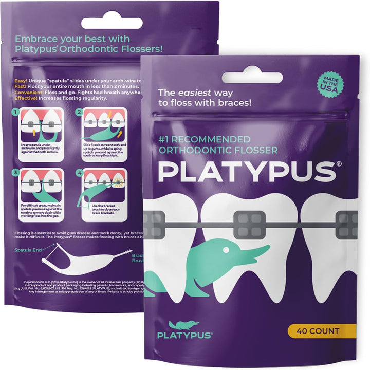 Platypus Hilo dental ortodóntico para brackets, 40 unidades (paquet...
