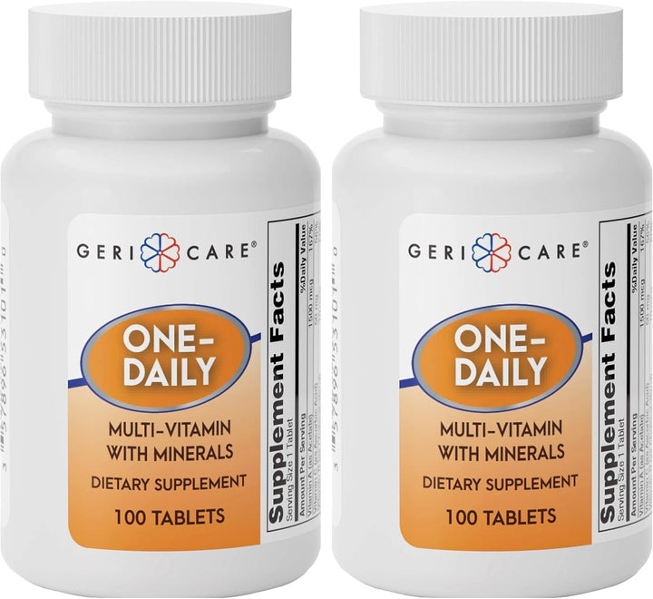 GeriCare Multivitaminas con minerales de un día (100 tabletas) Supl...