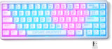 HITIME XVX M67 Teclado inalámbrico 60% por ciento, teclado topográf...