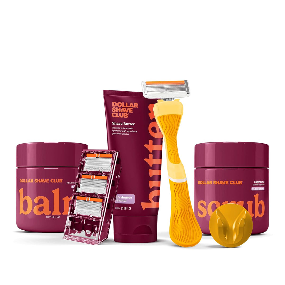 Dollar Shave Club Para mujeres | 1 mango de agarre ondulado amarill...