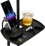Lifexciting Bandeja de soporte para micrófono con soporte para micr...