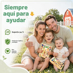Tablero de actividades con 19 interruptores de luz LED, juguetes Montessori para niños de 1, 2, 3 años, tablero sensorial de madera, juguetes de viaje para niños y niñas de 1, 2, 3 años, regalo de