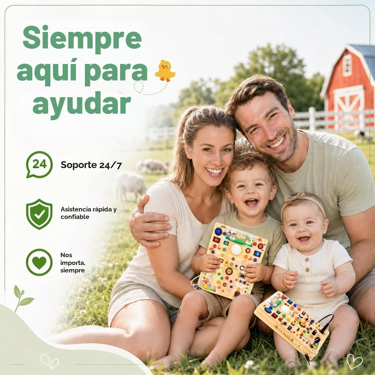 Tablero de actividades con 19 interruptores de luz LED, juguetes Montessori para niños de 1, 2, 3 años, tablero sensorial de madera, juguetes de viaje para niños y niñas de 1, 2, 3 años, regalo de