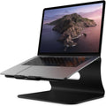 Soporte para portátil de aluminio con ventilación térmica para MacBook Air/Pro, Dell, HP, Lenovo, Microsoft Surface, Samsung de 11 a 16 pulgadas (negro)