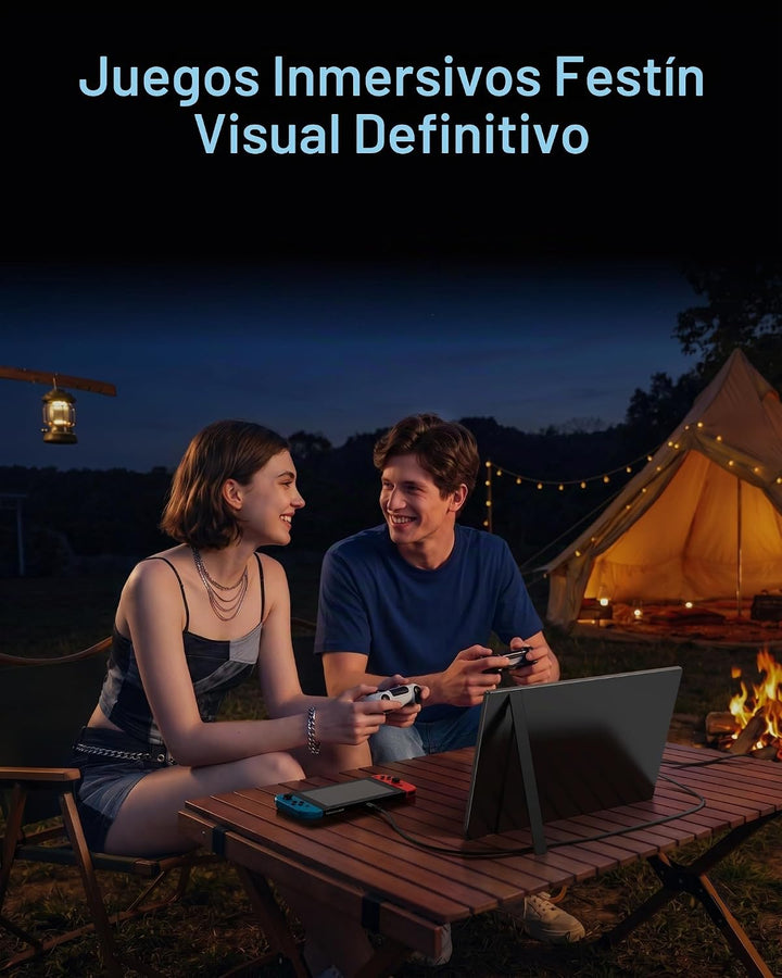 ARZOPA Monitor portátil para juegos de 16.1 pulgadas y 144 Hz, 106%...