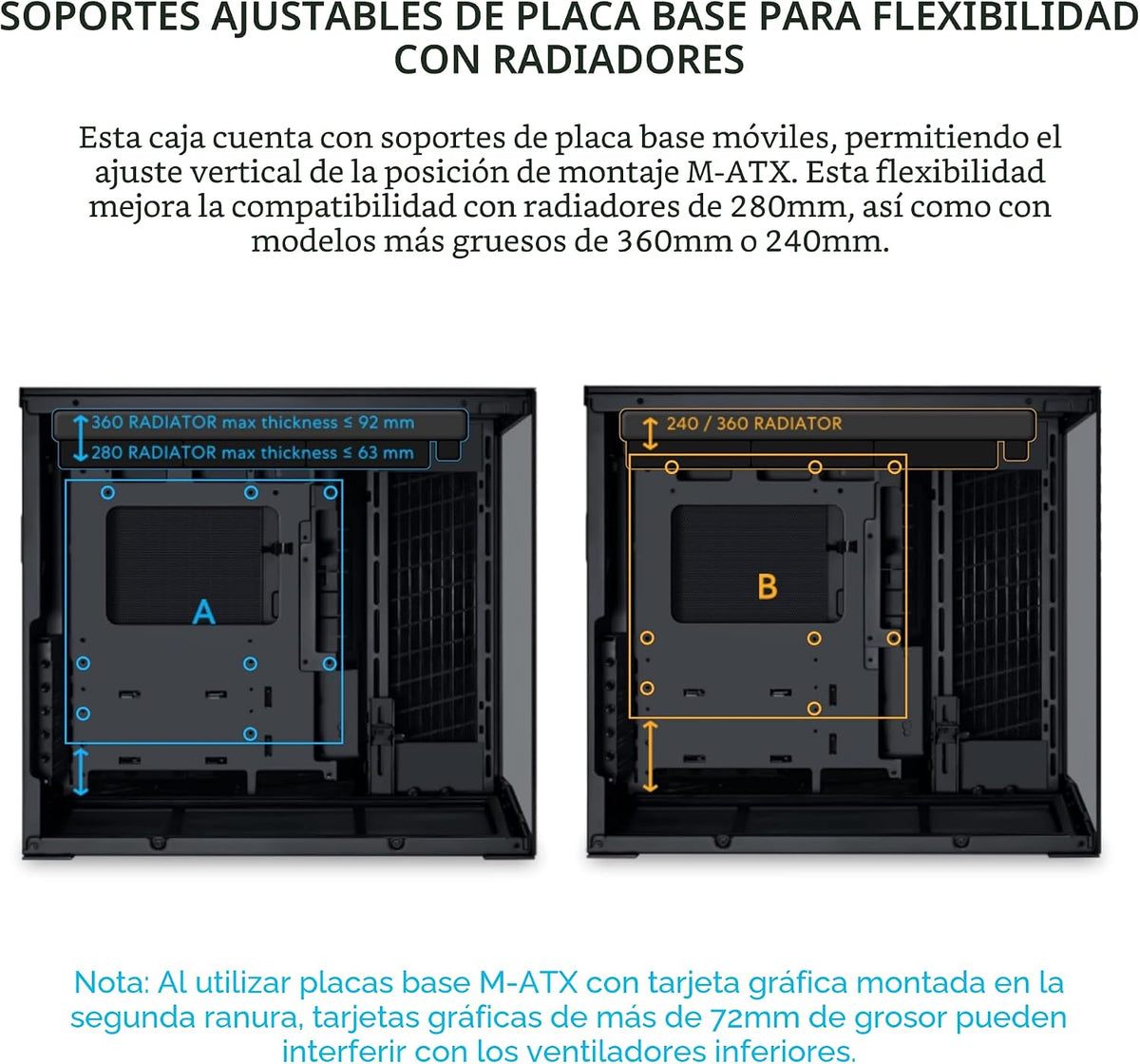 LIAN LI O11D MINI V2 | Carcasa de Computadora Compacta ATX Mid-Towe...