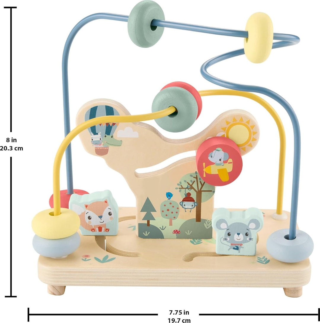 Fisher-Price Laberinto de madera para niños pequeños