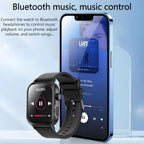 Reloj inteligente rastreador de fitness para mujeres y hombres, monitor de actividad de salud 24/7, frecuencia cardíaca, monitor de sueño, contador de pasos de calorías, pantalla curva HD de 2.01