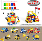 Klobroz Juego de bloques de construcción para niños pequeños de 3 a 5 años