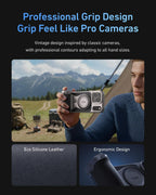 TELESIN Master Grip con luz C03 Selfie universal para iPhone/MagSafe