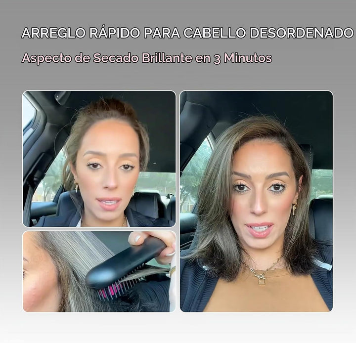 TYMO Porta PRO - Cepillo alisador de pelo inalámbrico para viajes,...