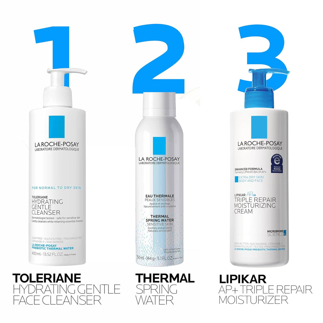 La Roche-Posay Lipikar AP+ - Crema hidratante triple reparadora, lo...