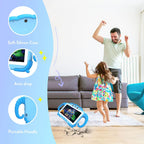 Tableta para niños de 7 pulgadas para niños de 3 a 7 años, Azul