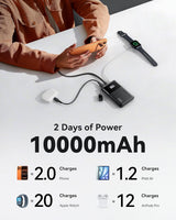 INIU Cargador portátil pequeño, 45 W PD carga rápida 10000 mAh, paq...