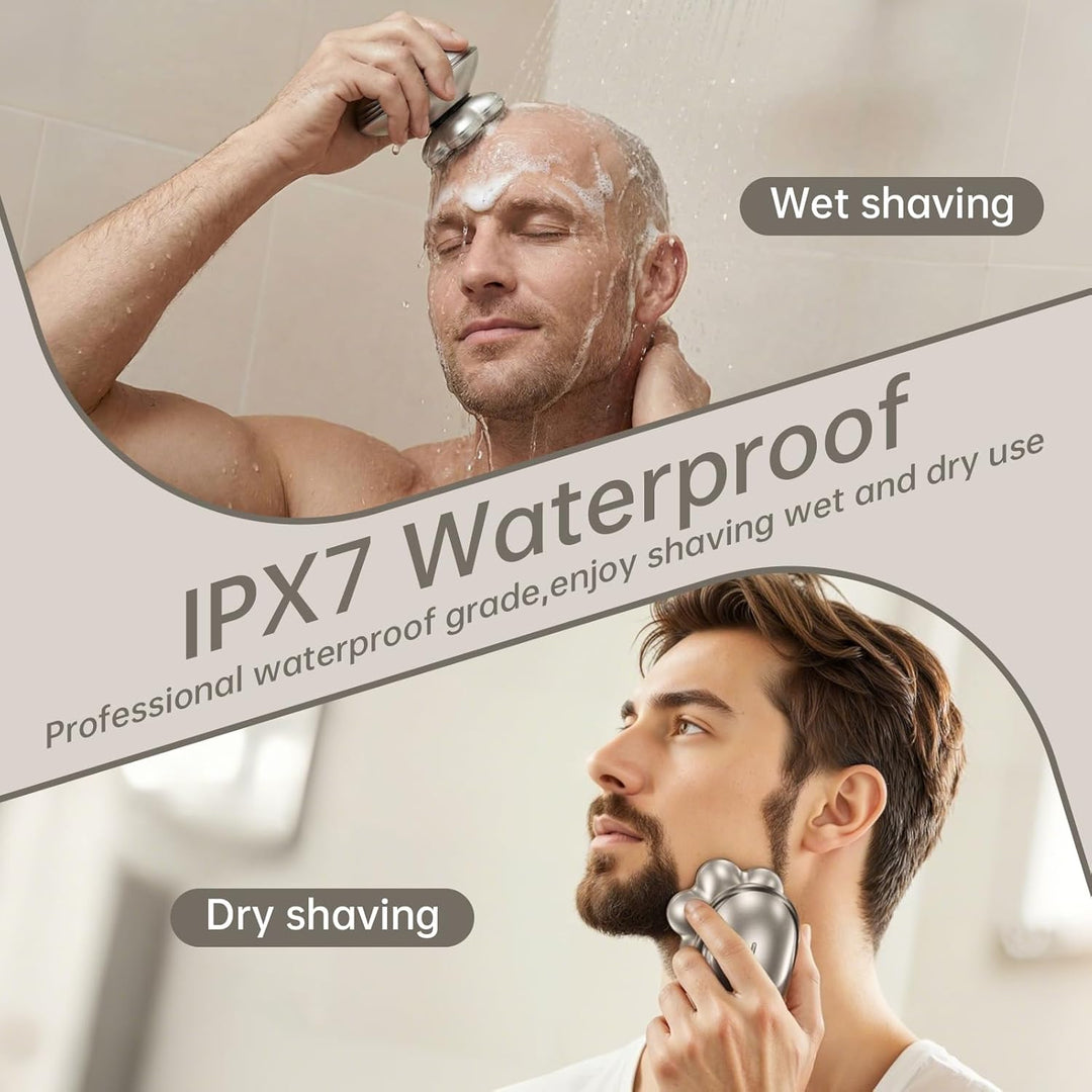 Afeitadoras de cabeza para hombres calvos, maquinilla de afeitar el...