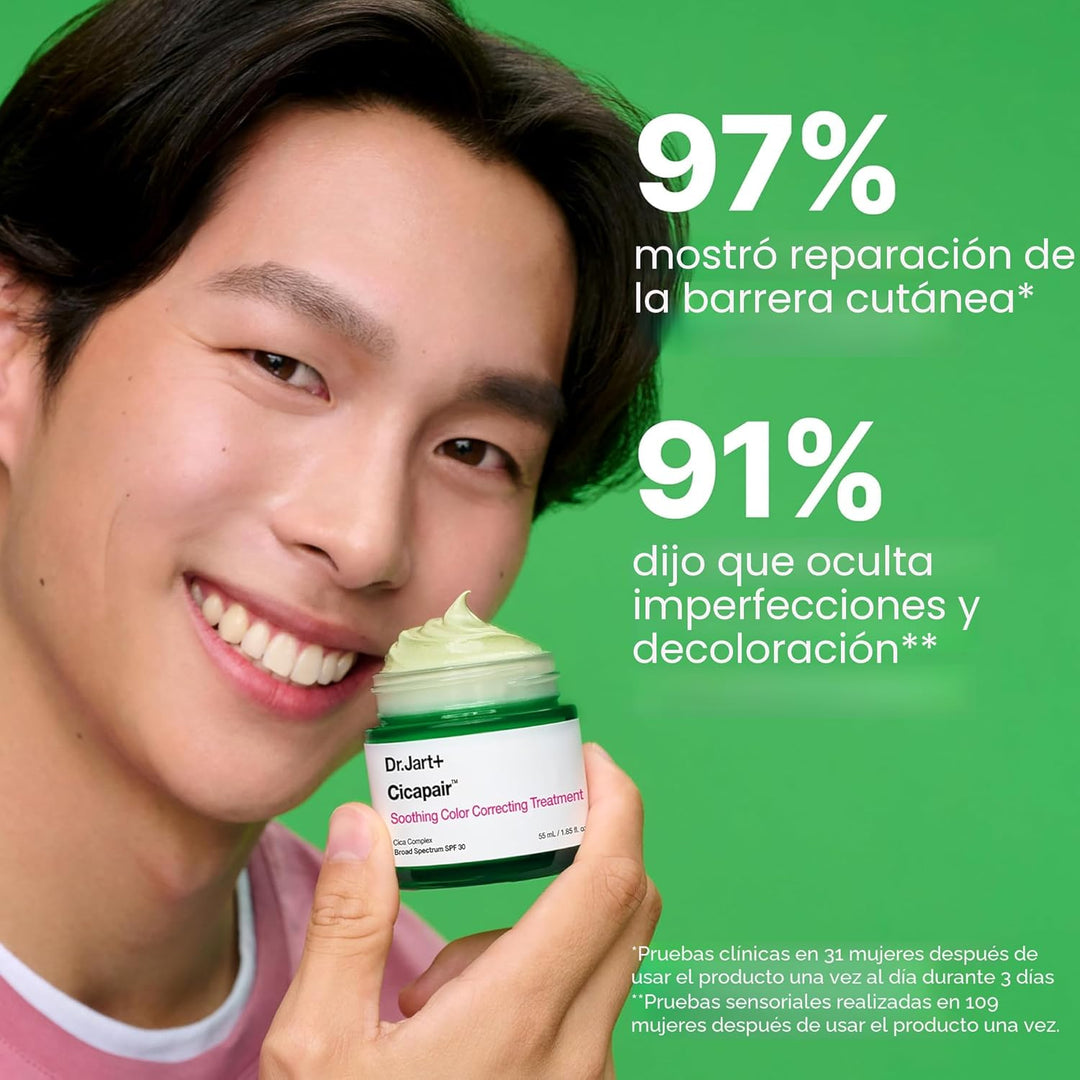 Dr. Jart+ Cicapair Soothing Color Correcting Treatment SPF 30 with...