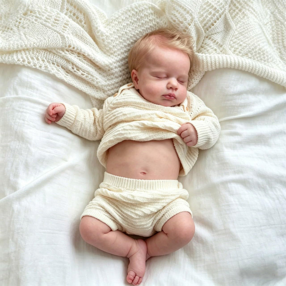 Anano Muñecas Reborn de silicona de cuerpo completo para niño de 20...