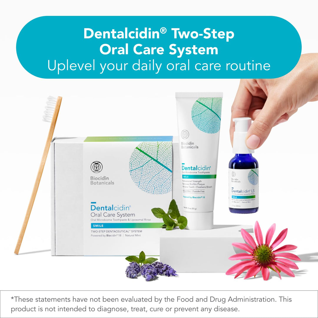 Biocidin Dentalcidin - Pasta de dientes blanqueadora sin flúor para...