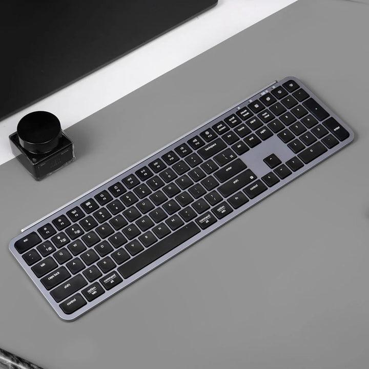 Keychron Teclado inalámbrico ultrafino B6 Pro, ZMK de tamaño comple...