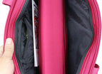 Juego de Mah-jong Americano Set 166 Fichas Blancas Bolsa de Viaje con acolchado rojo