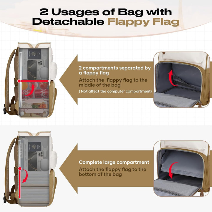 Maelstrom Mochila de viaje para mujeres y hombres, mochila para lap...